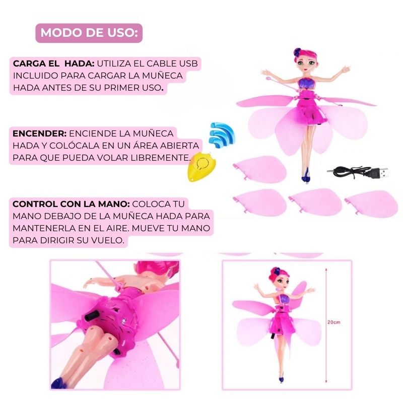 Hada Mágica Voladora - Flying Magic ✨🧚🏼♀️