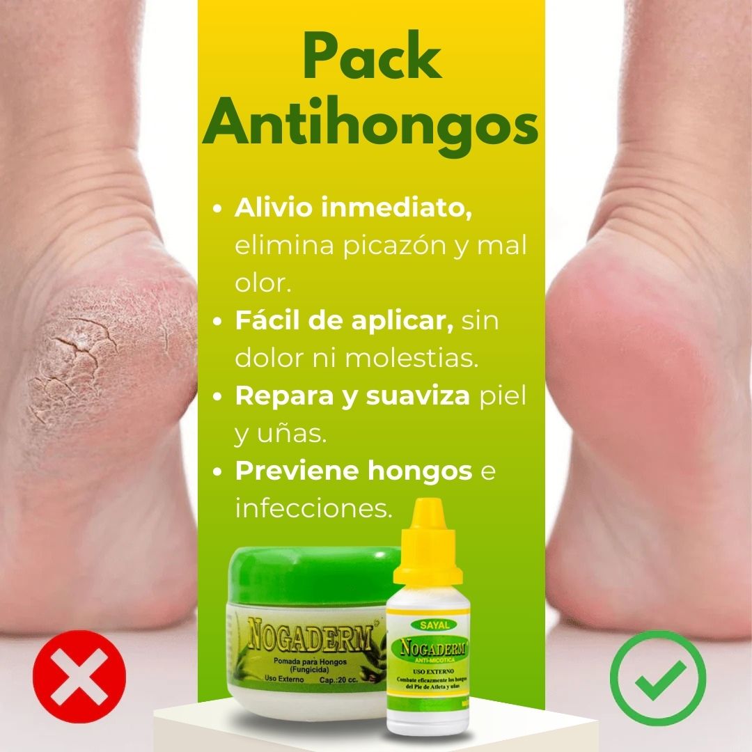 Pack Antihongos Crema + Gotas + Regalo
