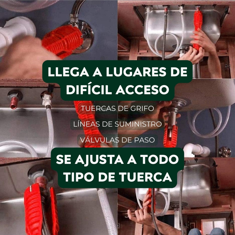 Llave de Gasfitería Multifunción 8 en 1