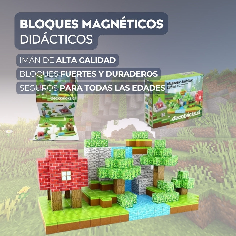 MAGCRAFT Bloques Magnéticos Didácticos 28 piezas