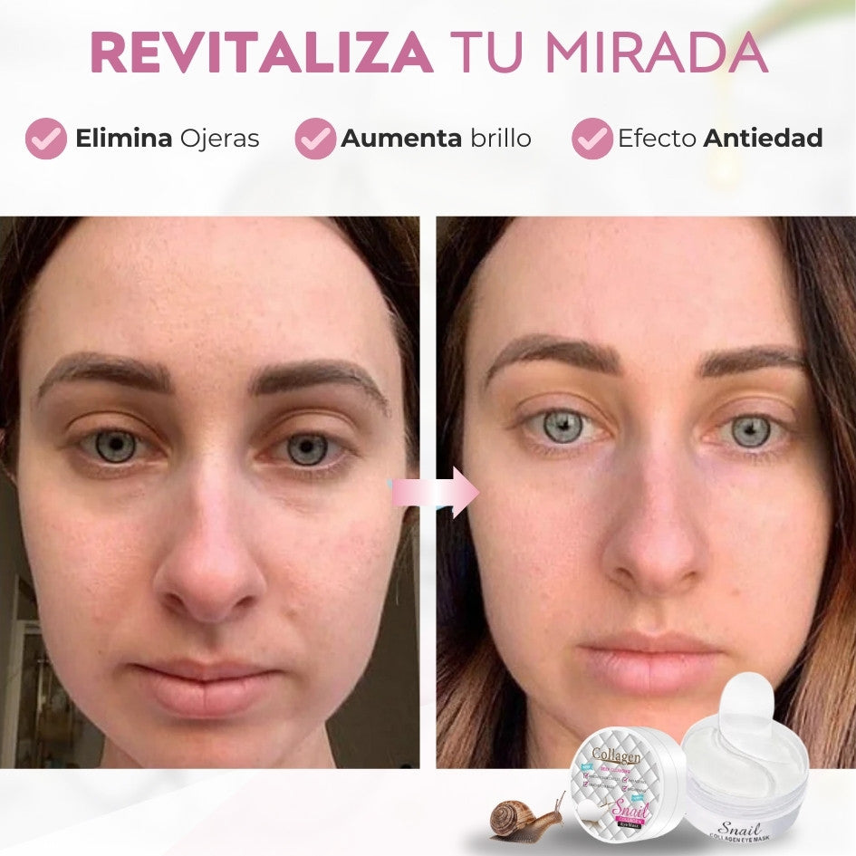 60 Parches Antiojeras con Colágeno de Caracol