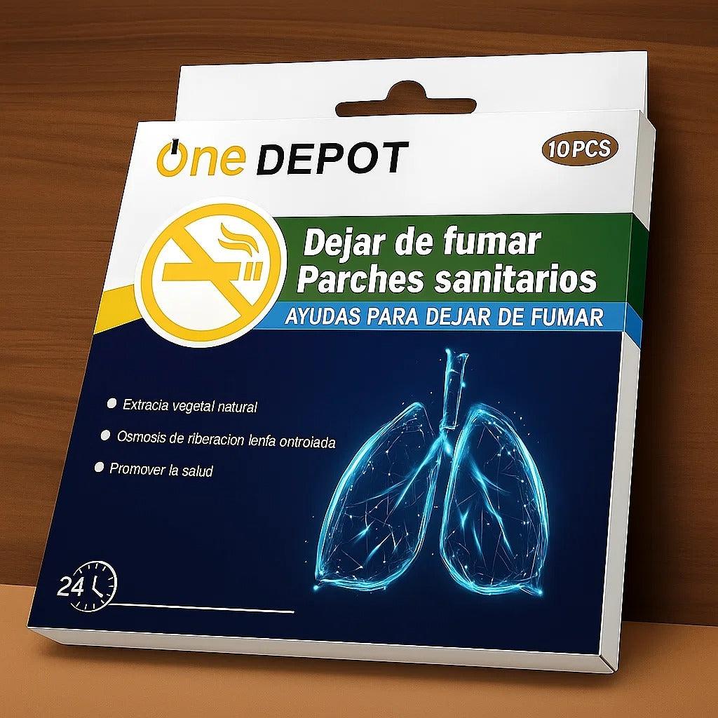 2x1 Parches Antitabaco Naturales - Deja el cigarrillo sin sufrir (10 parches en total)