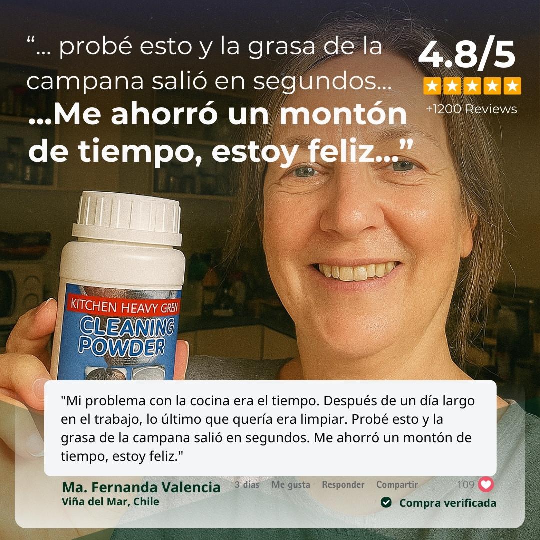 2x1 Limpiador ANTI GRASA en Polvo - Haz la limpieza más fácil y rápida