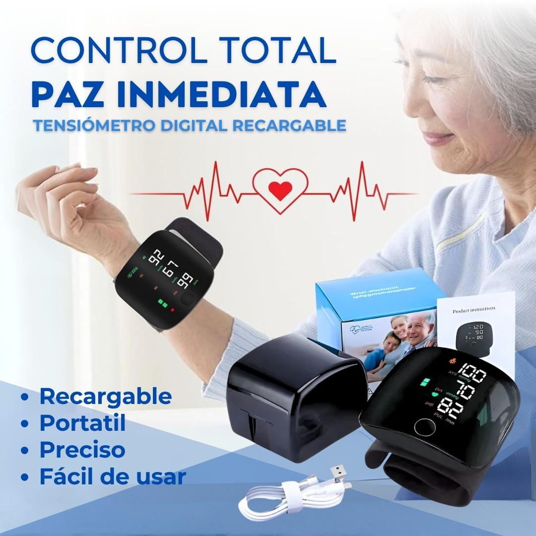 Tensiómetro Digital - Monitorea tu Presión con Precisión en 30 Segundos Sin Usar Pilas