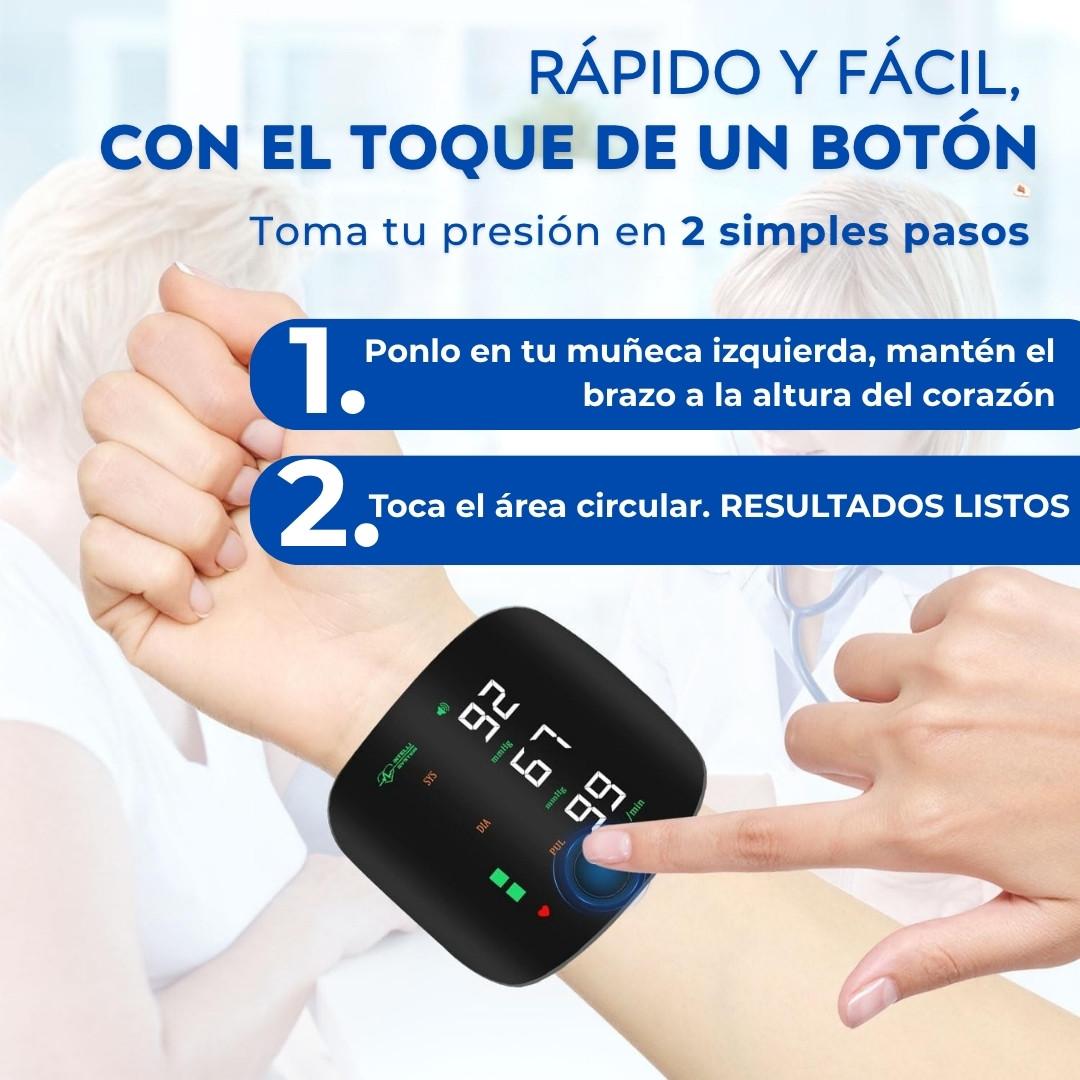 Tensiómetro Digital - Monitorea tu Presión con Precisión en 30 Segundos Sin Usar Pilas
