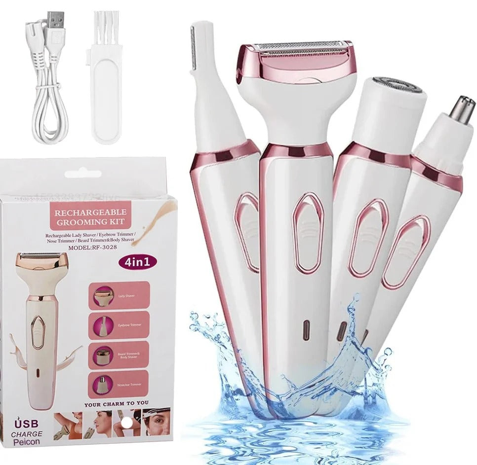 GlamSkin™ Depiladora 4 En 1 Premium