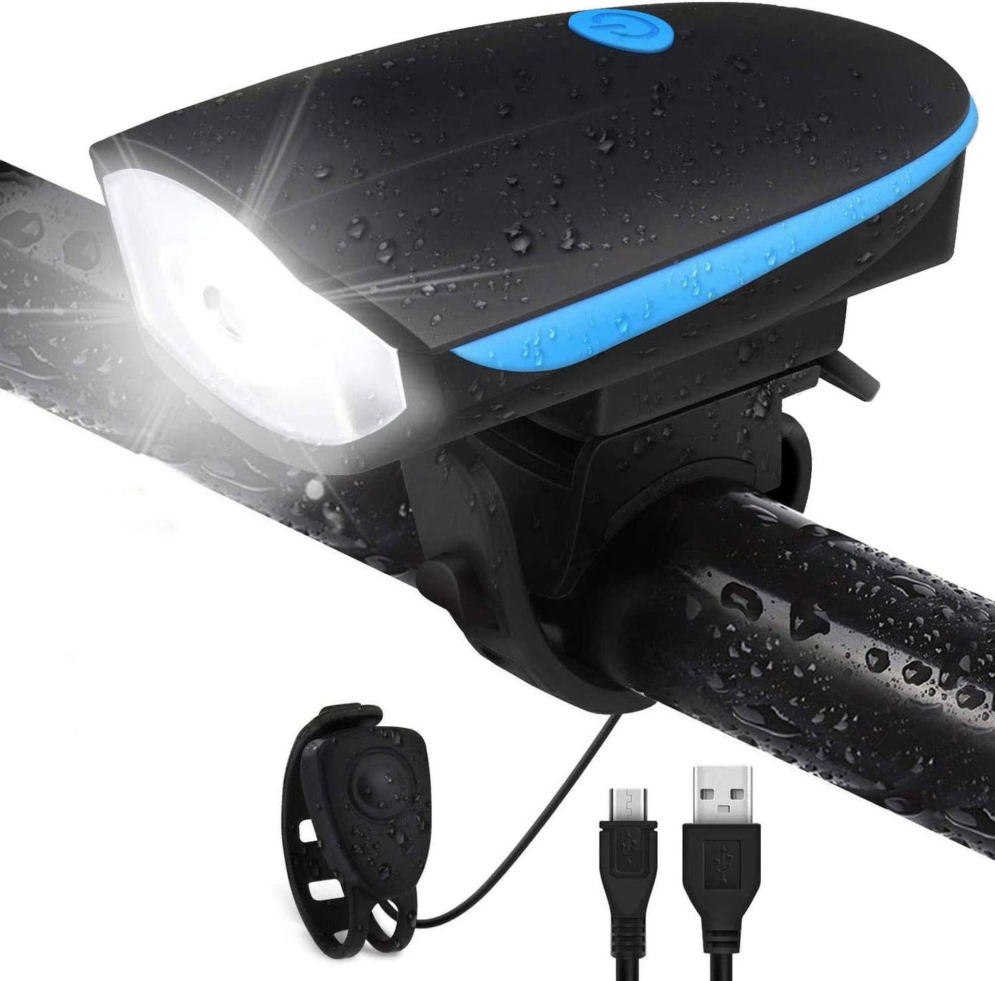 Litex™ Linterna de bicicleta con Bocina