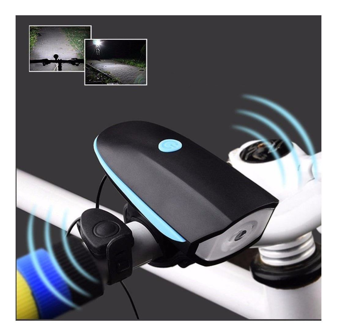 Litex™ Linterna de bicicleta con Bocina