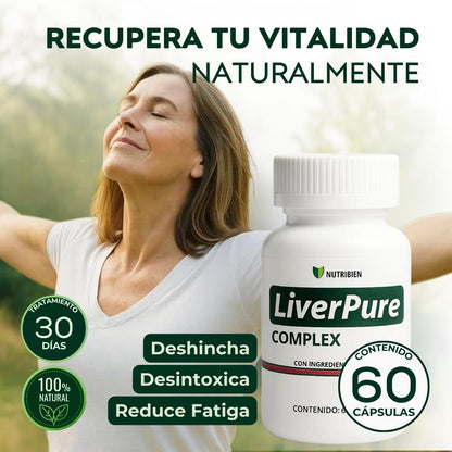 LiverPure® COMPLEX | Siente tu hígado ligero y renovado en 30 días.