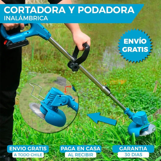Cortadora de Cesped Inalámbrica + 1 batería de REGALO