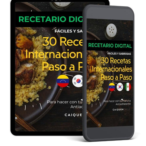 Ebook - 30 Recetas Internacionales para usar con tu plancha