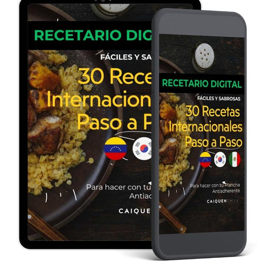 Ebook - 30 Recetas Internacionales para usar con tu plancha