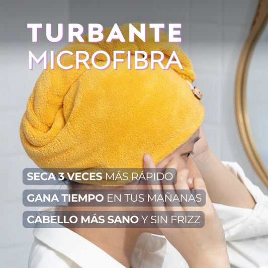 PACK DE 3 Turbantes de Microfibra