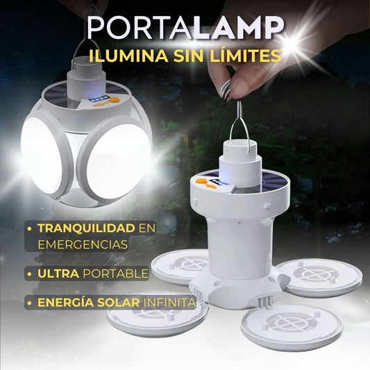 Lámpara Solar Ultra Portátil Plegable