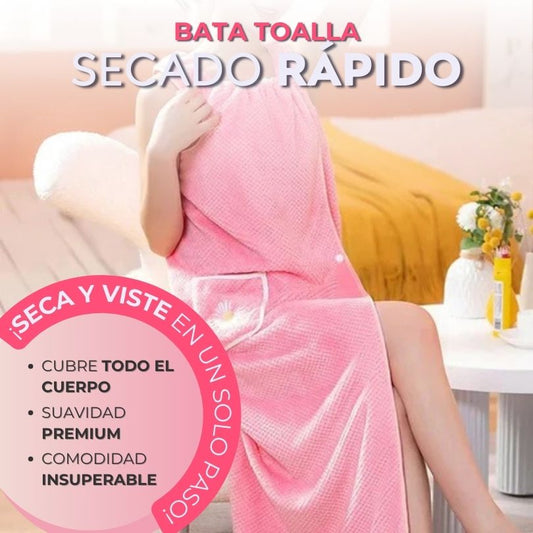 Bata Toalla Secado Rápido