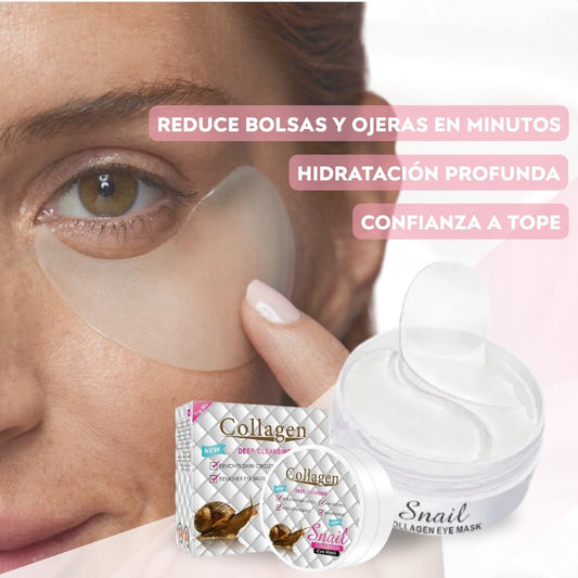 60 Parches Antiojeras con Colágeno de Caracol