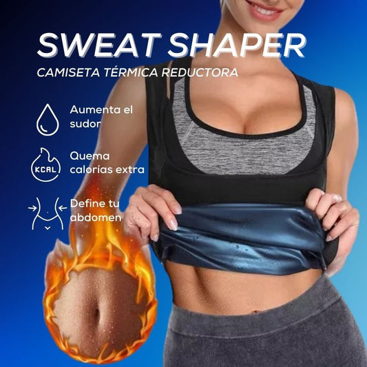 SWEAT SHAPER Camiseta Térmica Reductora para Mujer