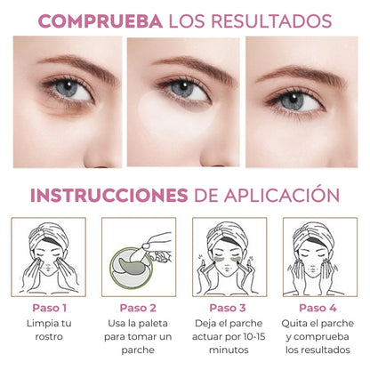 60 Parches Antiojeras con Colágeno de Caracol