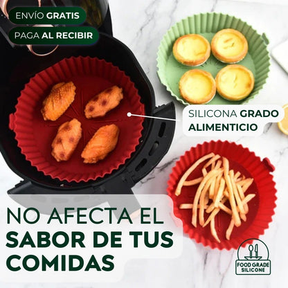 Pack de 6 Canastas de Silicona para Air Fryer + REGALO
