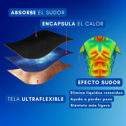 SWEAT SHAPER Camiseta Térmica Reductora para Mujer