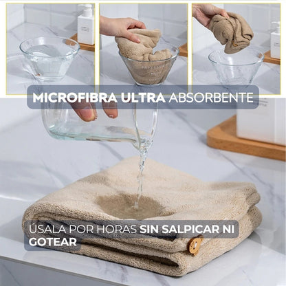 PACK DE 3 Turbantes de Microfibra