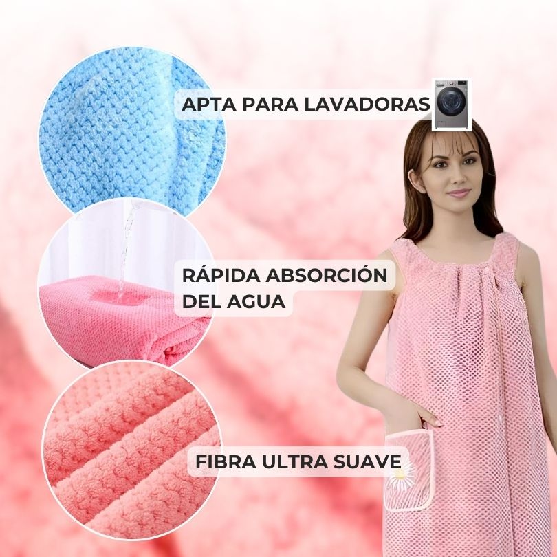 Bata Toalla Secado Rápido