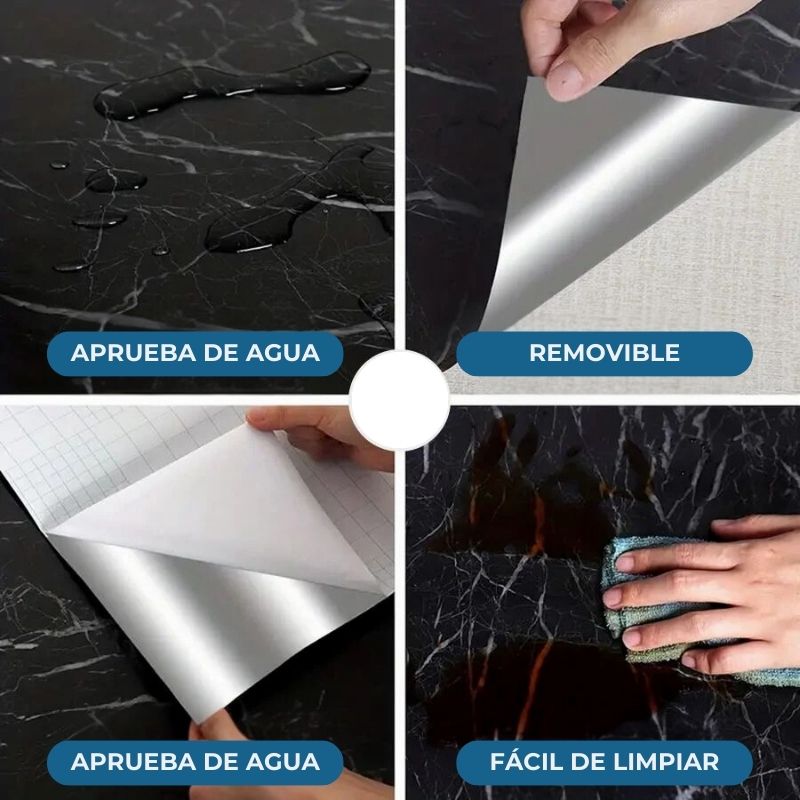 Papel Adhesivo Mármol - Rollo 10 metros x 60 cm