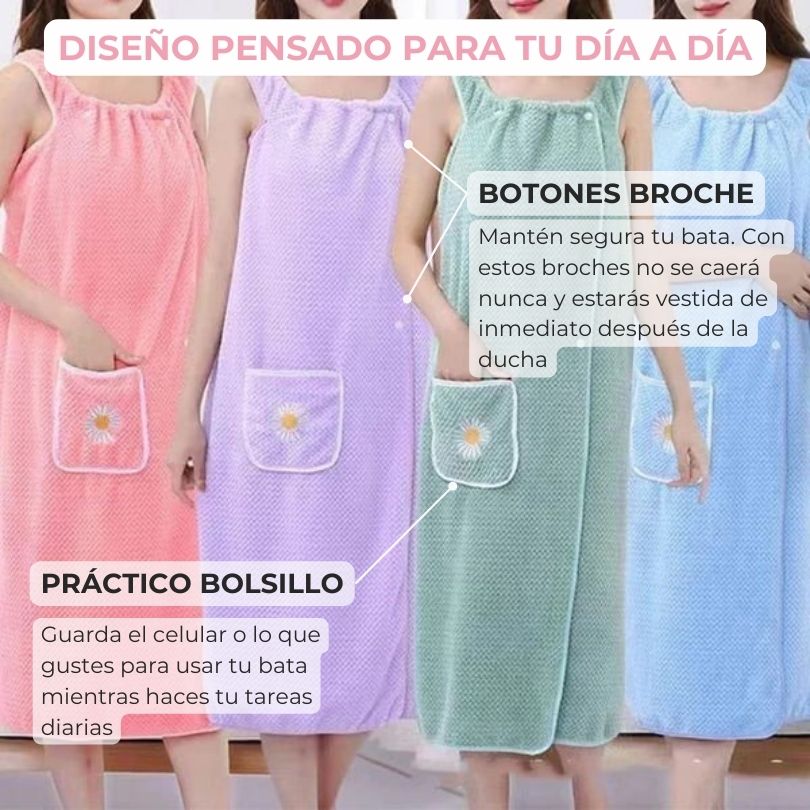 Bata Toalla Secado Rápido