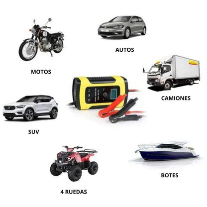 AUTOSAFE Cargador Batería de Auto Inteligente