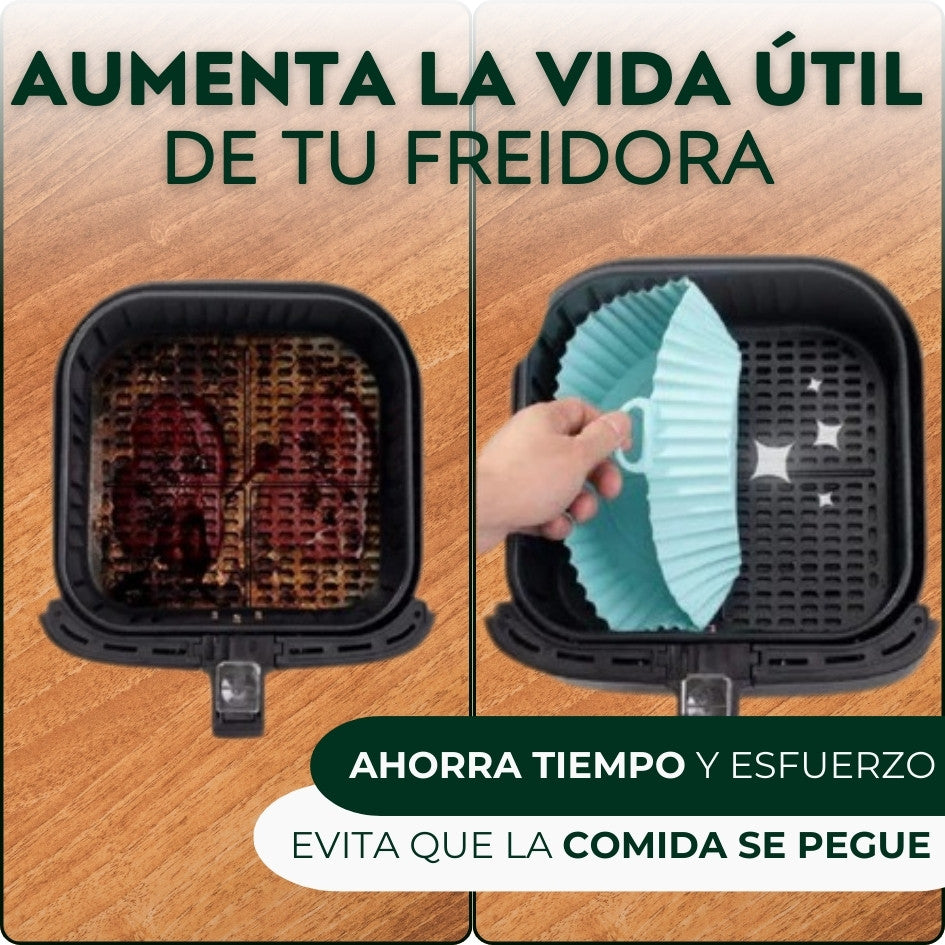 Pack de 6 Canastas de Silicona para Air Fryer + REGALO