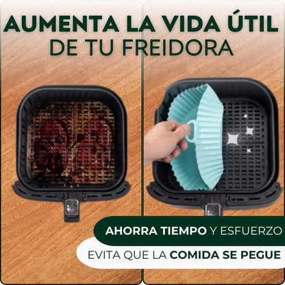 Pack de 6 Canastas de Silicona para Air Fryer + REGALO