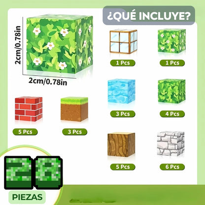 MAGCRAFT Bloques Magnéticos Didácticos 28 piezas