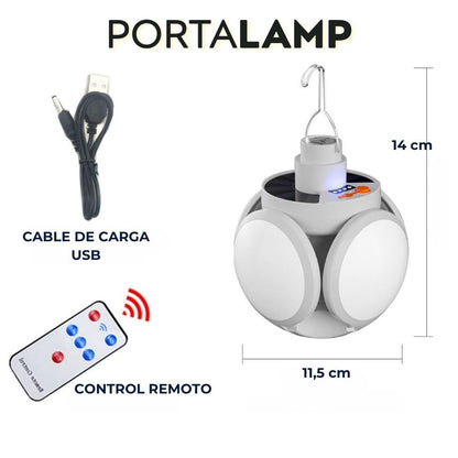 Lámpara Solar Ultra Portátil Plegable