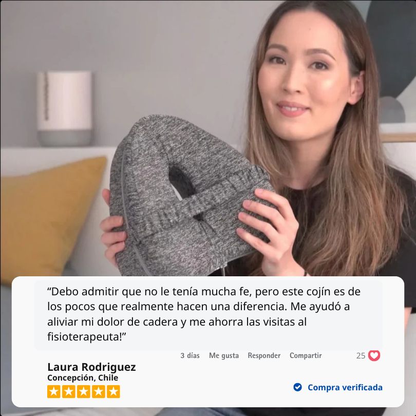 Cojín Ortopédico - Alivia Caderas, Rodillas y Ciática