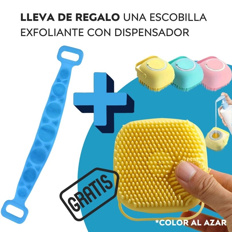 Exfoliador y Masajeador de Baño para Espalda + REGALO
