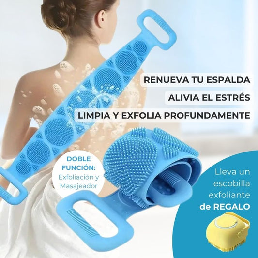 Exfoliador y Masajeador de Baño para Espalda + REGALO