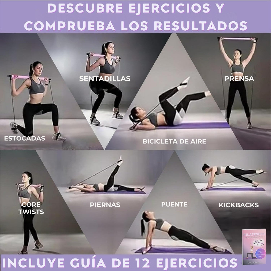PILATESPRO Barra Ejercitadora de Pilates + Regalo