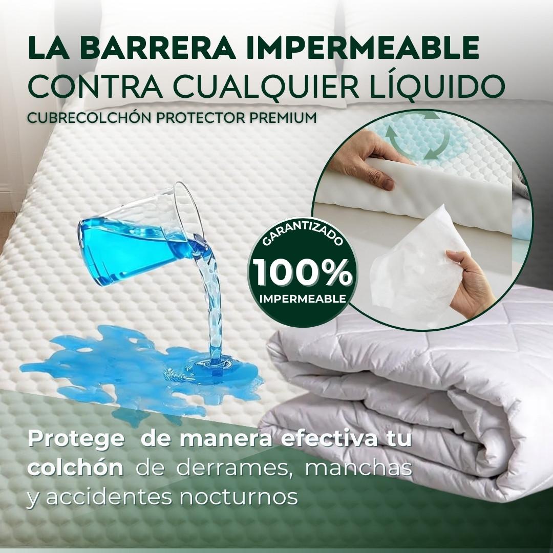 Cubrecolchón Protector Premium - 100% Impermeable
