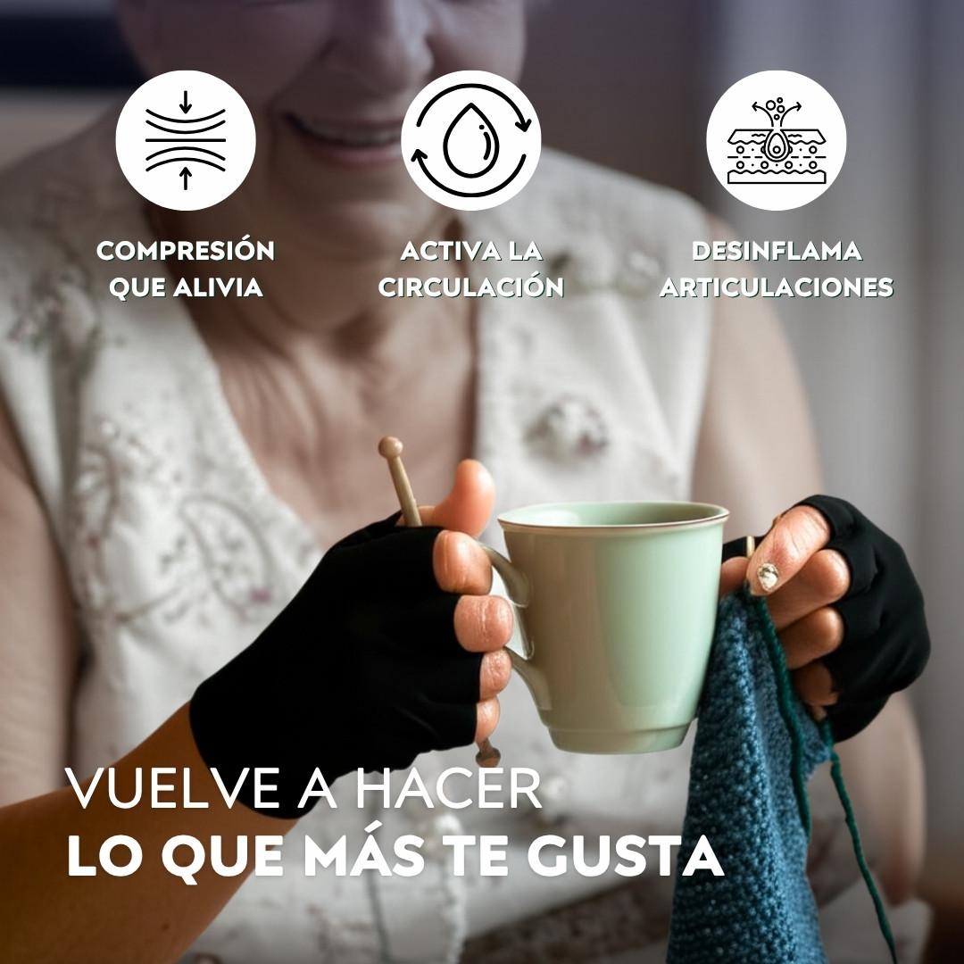 Guantes de Compresión de Cobre - Reduce el dolor causado por la artritis y tendinitis.
