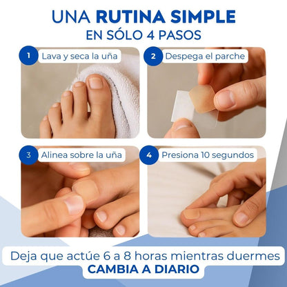 2x1 Parches para Uñas - Elimina Hongos sin esfuerzos (32 parches en total)