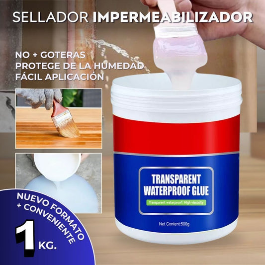 Sellador Impermeabilizante Transparente 1Kg - NUEVO FORMATO