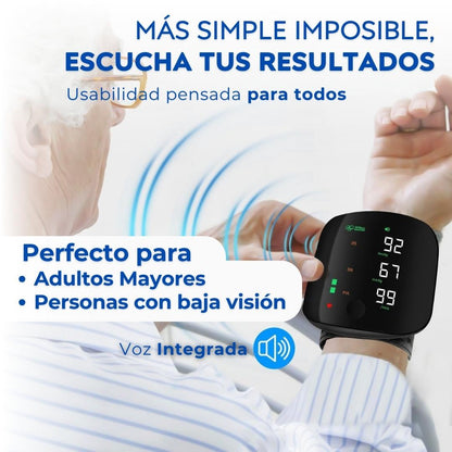 Tensiómetro Digital - Monitorea tu Presión con Precisión en 30 Segundos Sin Usar Pilas