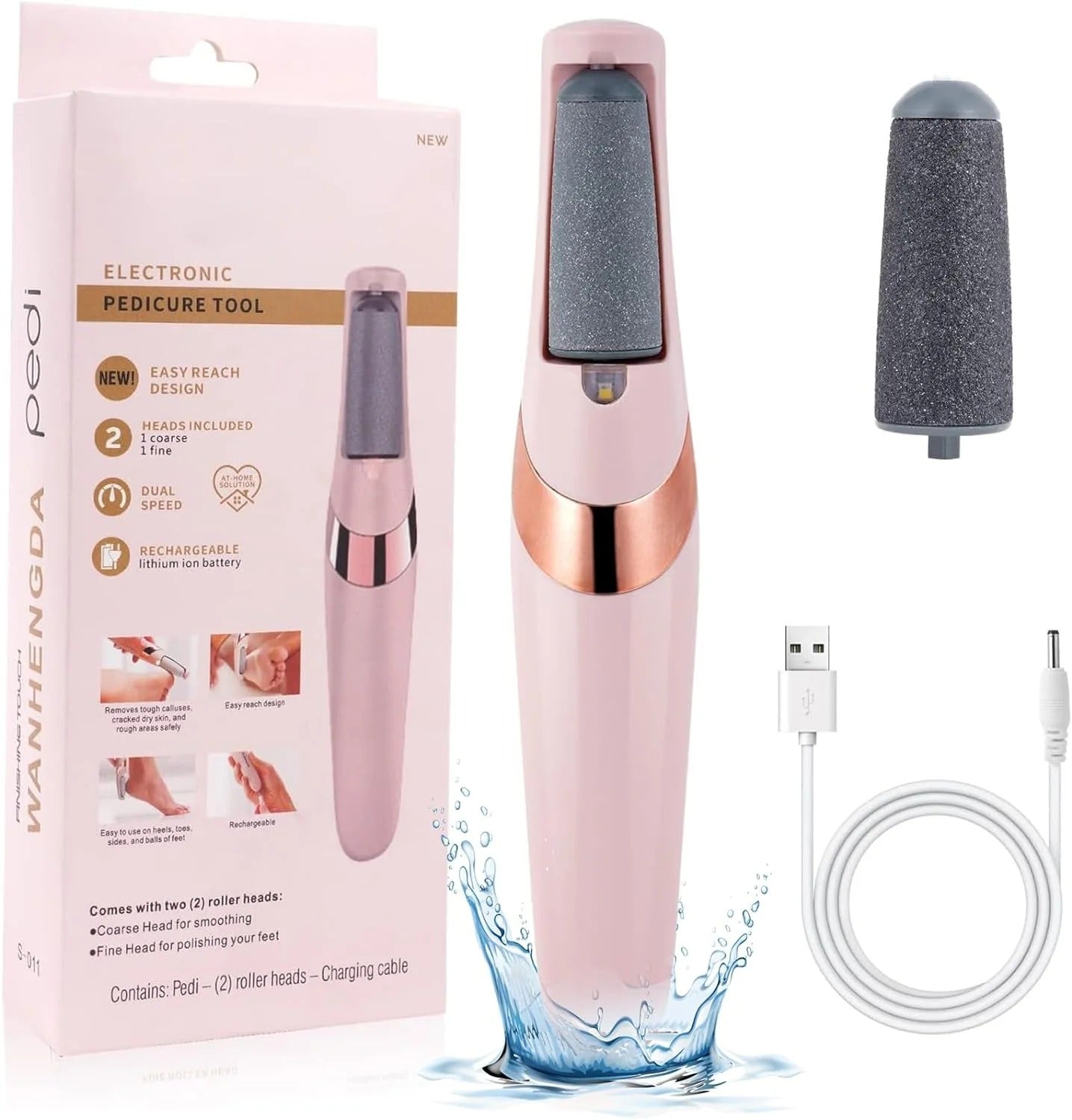 PEDICURE PRO® Removedor de Callos Inalámbrico