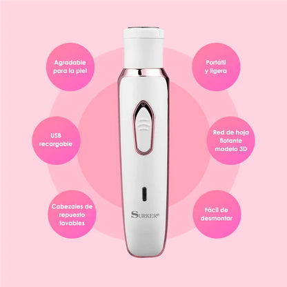 GlamSkin™ Depiladora 4 En 1 Premium